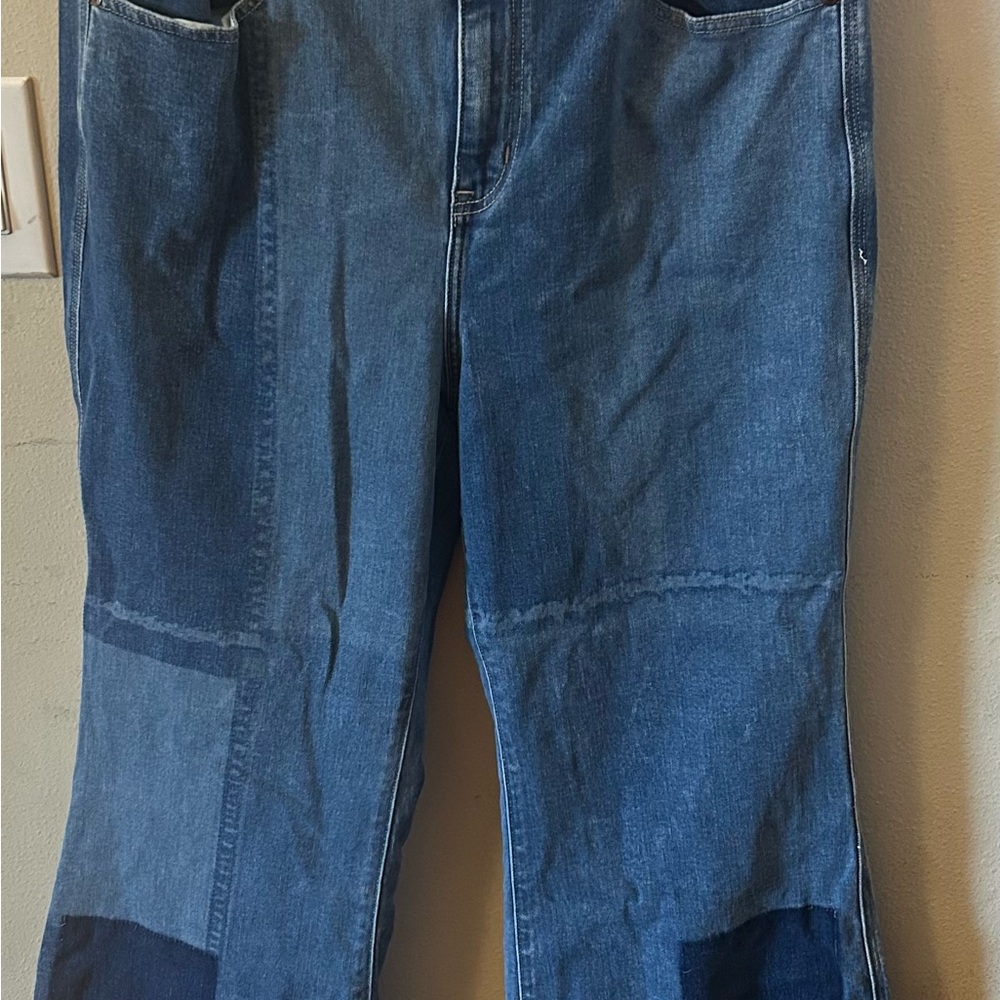 Lane Bryant bell bottom flare legged jeans size 18